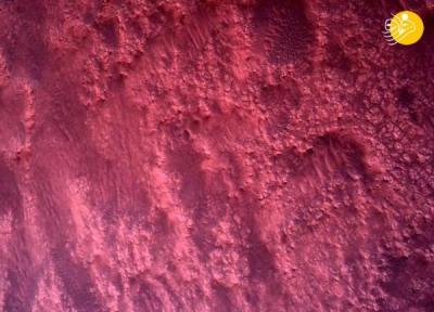 (تصاویر) سطح رنگی مریخ