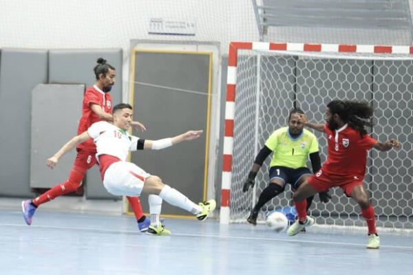 پیروزی تیم ملی فوتسال ایران مقابل ترکمنستان در نیمه اول