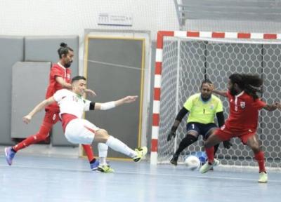 پیروزی تیم ملی فوتسال ایران مقابل ترکمنستان در نیمه اول