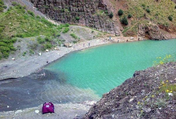 رودخانه زیبای شور در شهرستان بهاباد