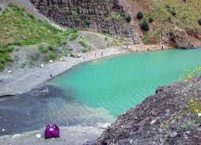 رودخانه زیبای شور در شهرستان بهاباد