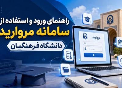 راهنمای ورود و استفاده از سامانه مروارید دانشگاه فرهنگیان